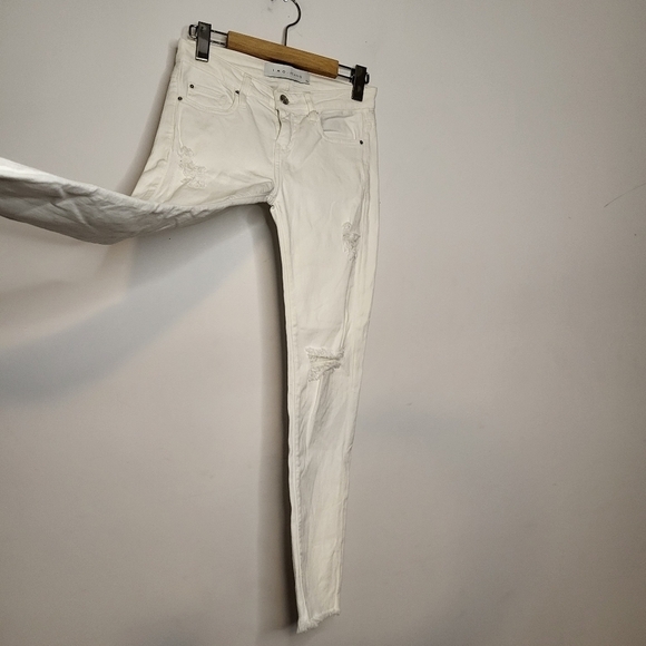 IRO Jarod cropped distressed low-rise skinny jeans Size 24 - Picture 6 of 12